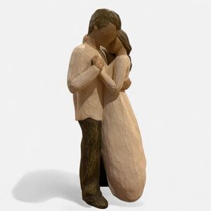 Willow Tree Embracing Couple Promise” Wooden 9” Sculpture